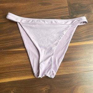 Andie sample light purple bikini bottom size S